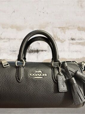COACH Lacey Crossbody with Tassel Black NWOT
